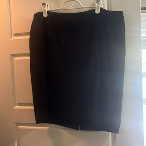 Black pencil skirt